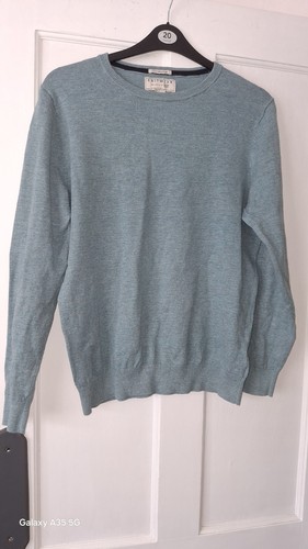 Mens cotton mix turquoise - mens,