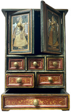 VINTAGE INDIAN CABINET HAND