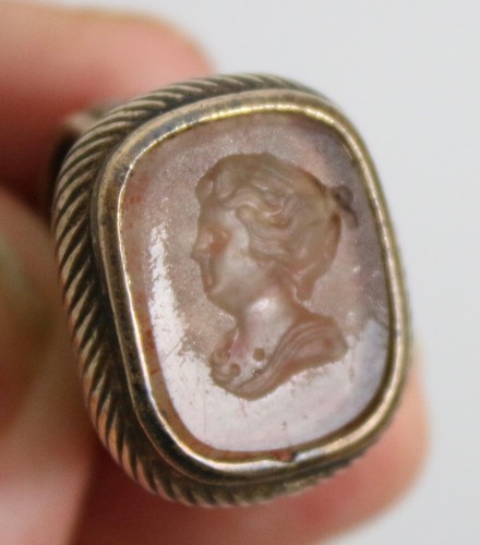 Antique wax seal - , fob