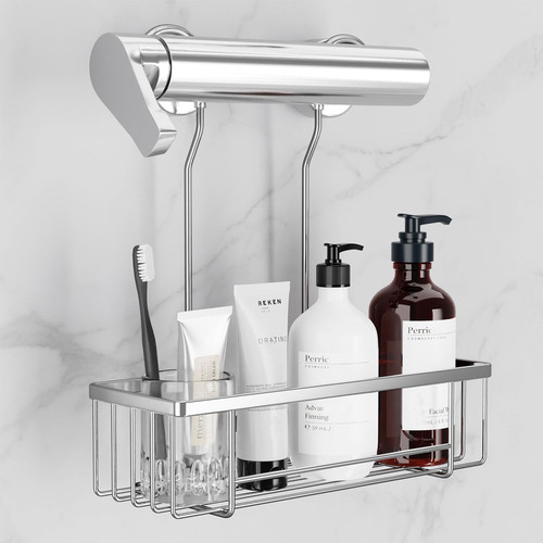 Hanging shower caddy organizer - shower,