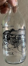 Superb Rare Aldhurst Farm Dairy Exquisite Cottage Design Milk Bottle
