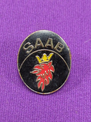 Vintage saab pin badge - vintage, saab,