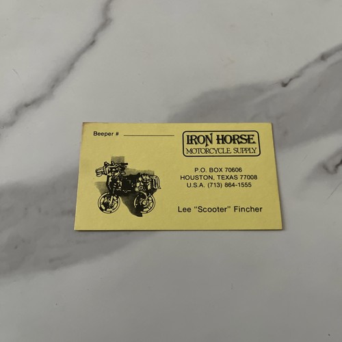 Vintage business card iron - vintage,