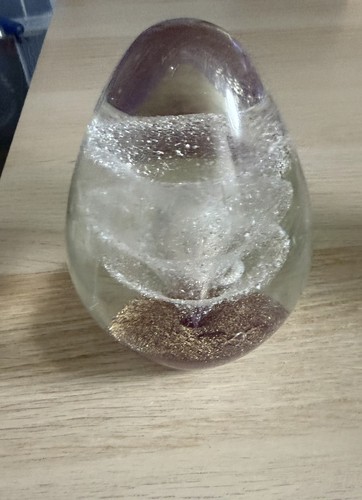 Glass paperweight ornament - paperweight,