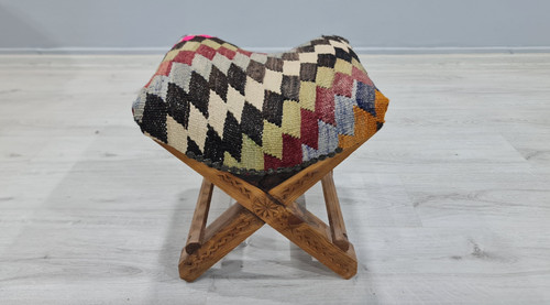 Turkish stool tribal - turkish,