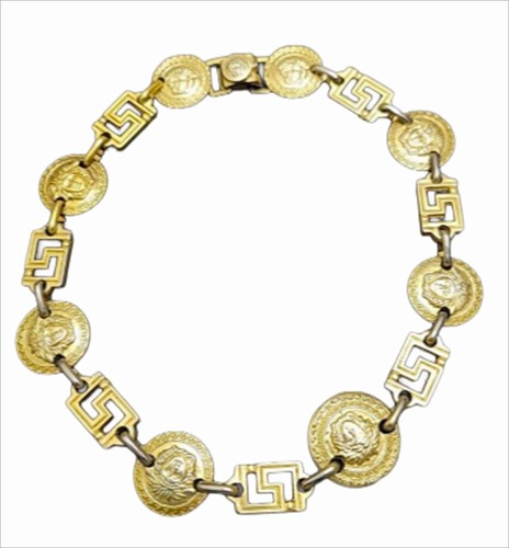 Versace necklace medusa - necklace, coin
