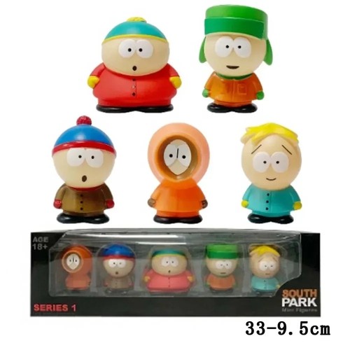 5pcs set south park action - south,