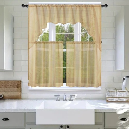 Kitchen window curtain panel - kitchen,