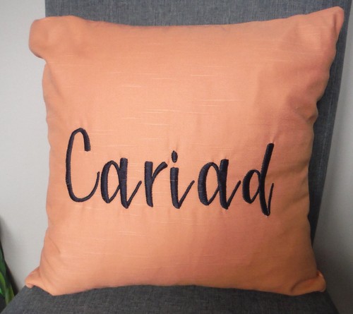 Cariad welsh embroidered - welsh,,