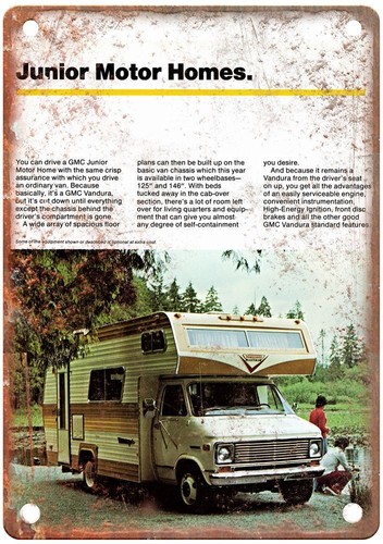 Vintage auto 1975 - ad, gmc
