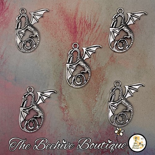 Dragon charm pendant - dragon, 🐉