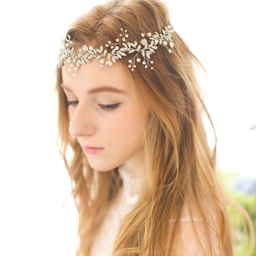 Crystal pearl handmade flower - pearl,