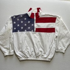 Vintage American Flag Pullover