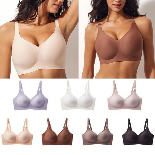 Womens soft wireless push - push, up