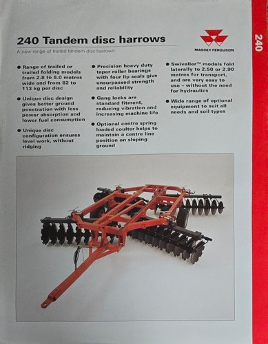 Massey ferguson 240 - massey, tandem