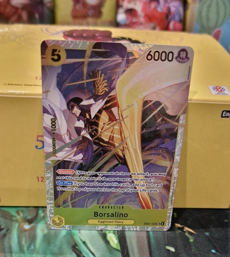 Bandai one piece ccg borsalino - bandai,