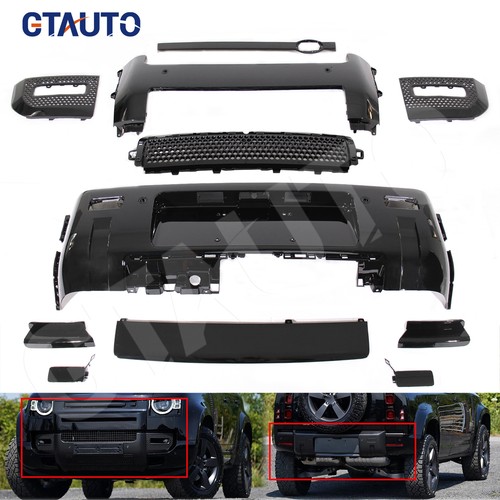 Gloss black bumper cover body - bumper,