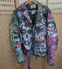 Vintage Studded Black Leather