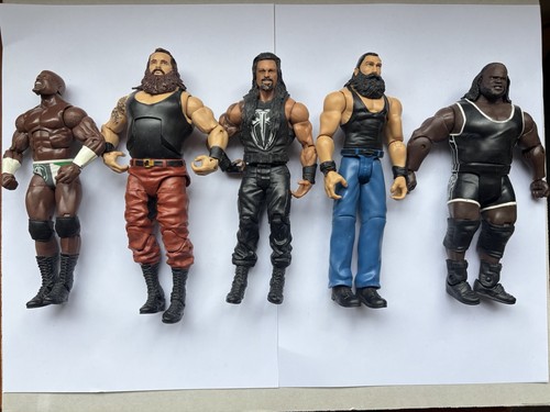 Wwe mattel figures - wwe, x5