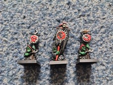 NIGHT GOBLIN 3x MUSICIANS GONGERS STANDARD BEARER WARHAMMER WFB MINI 7TH G/VG GW