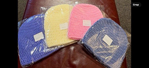 Handmade crochet beanie - crochet,