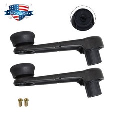 2x Black LH RH Inside Manual