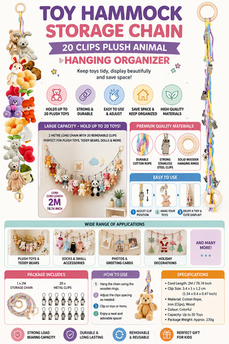 Toy hammock storage - toy, 20