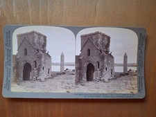Stereoview Card. Antique . Island Of Devenish . N Ireland