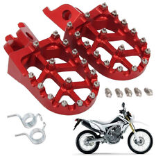 Wide Fat Foot Pegs Footrest Pedal For Honda CRF 250 450 RX 250 450 X 250 L M