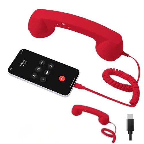 Retro telephone handset for - telephone,