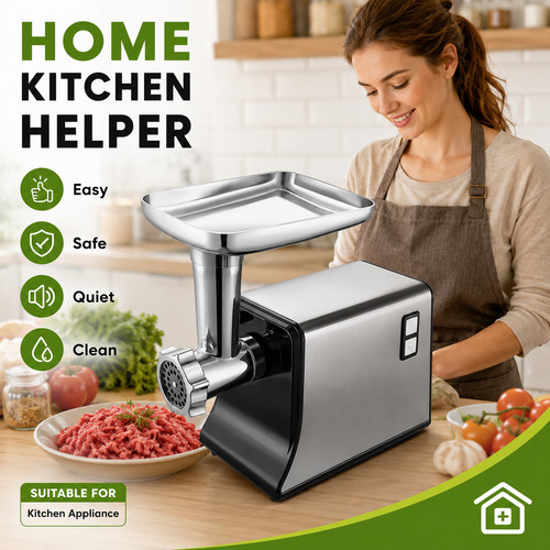 Electric meat mincer - meat, grinder