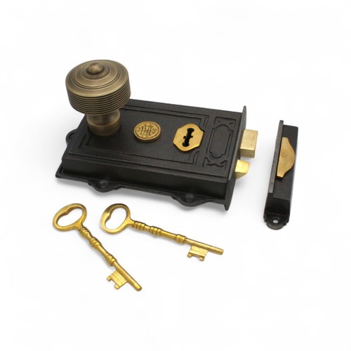 Cast iron davenport rim - rim, lock