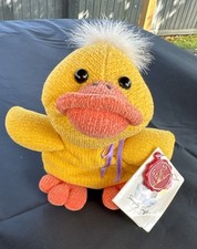 Keel Toys Laying Quacking Duck Soft Toy With Tags.  Simply Soft Collection. VGC.