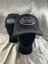 VonDutch Trucker Style CapXBeanie Black&Silver Embroidery Set  [Brand New]