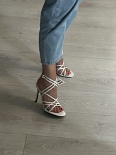 Women Zara White Heeled