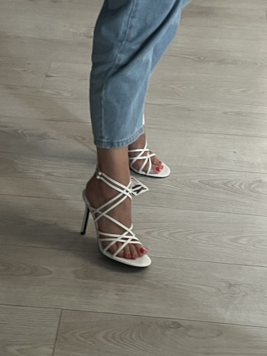Women zara white heeled - women,