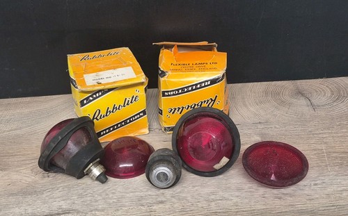 Vintage rear lights rubbolite - vintage,