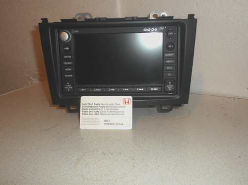 Honda 2vn0 car stereo dvd - honda, cr-v