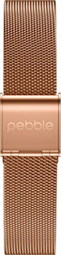 Rose gold pebble smart watch - pebble,