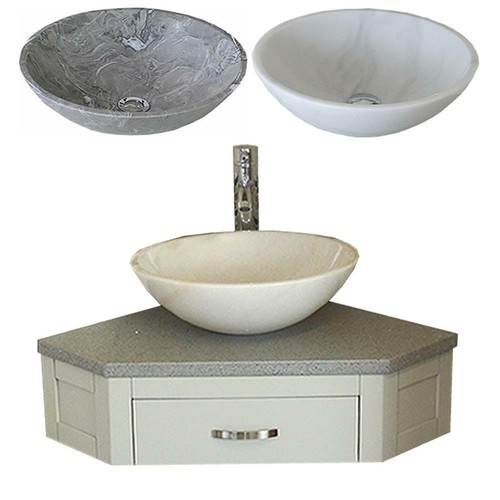 Bathroom vanity grey painted - bathroom,
