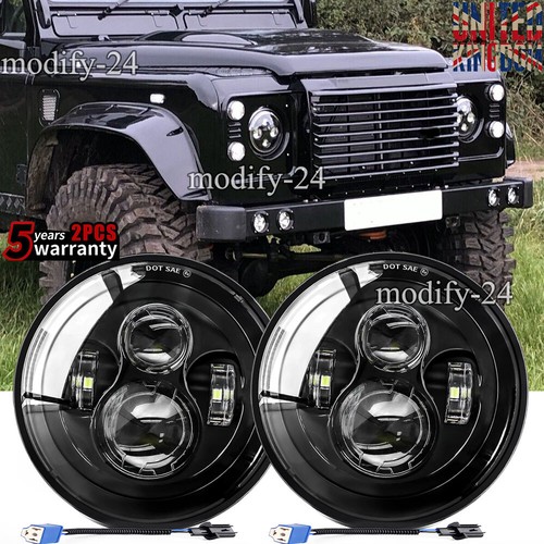 Pair led upgrade headlights - 7",