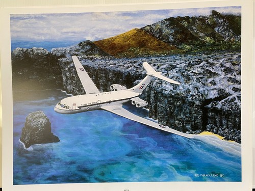 Raf aviation art print vc10 - art,