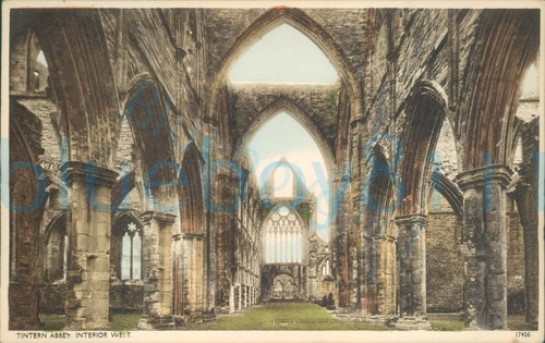 Tintern abbey interior - abbey, west