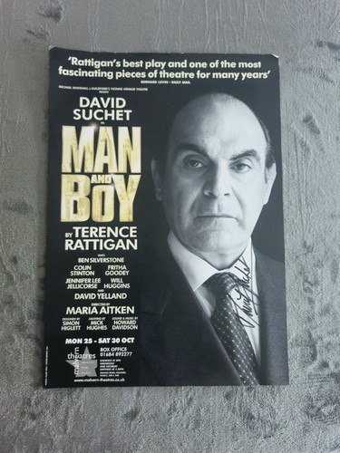 David suchet signed man - signed, and
