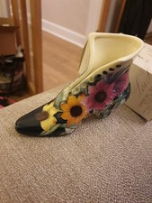 Fabulous Old Tupton Ware Ladies Boot - Summer Bouquet. Excellent Condition