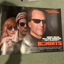 Cinema Poster: BANDITS 2001 (Quad) Bruce Willis Cate Blanchett