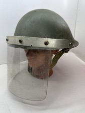 Genuine British Army Mk4 Northern Ireland Troubles Riot Helmet & Visor Complete