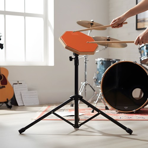 Drum practice pad with - drum,