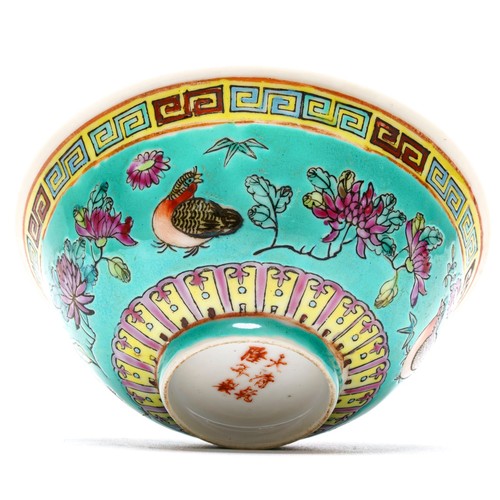Chinese porcelain chicken bowl - chinese,