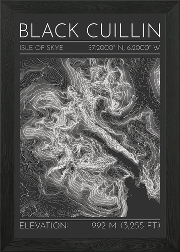 Black cuillin ridge - black,